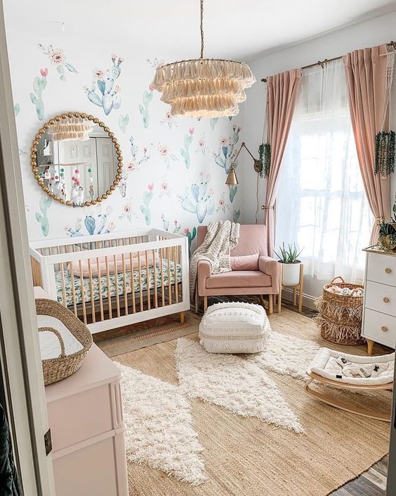 Quarto de bebê para Menina  Inspire-se com 40 projetos incríveis!